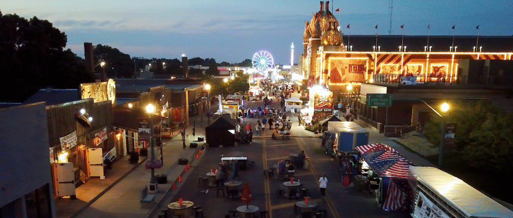 Drone shot of Mitchell