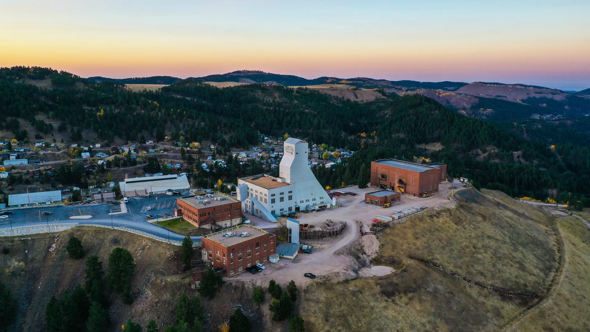 Sanford Underground Research Lab sky view.